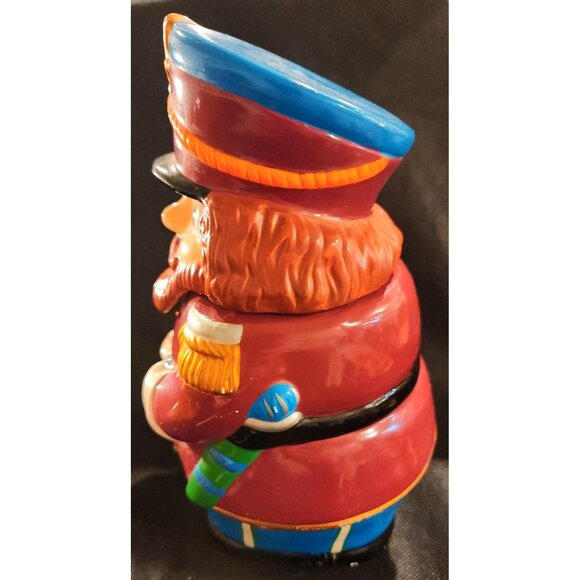 Vintage Kitschy Nutcracker Soldier Ceramic Cookie Jar - Picture 6 of 10